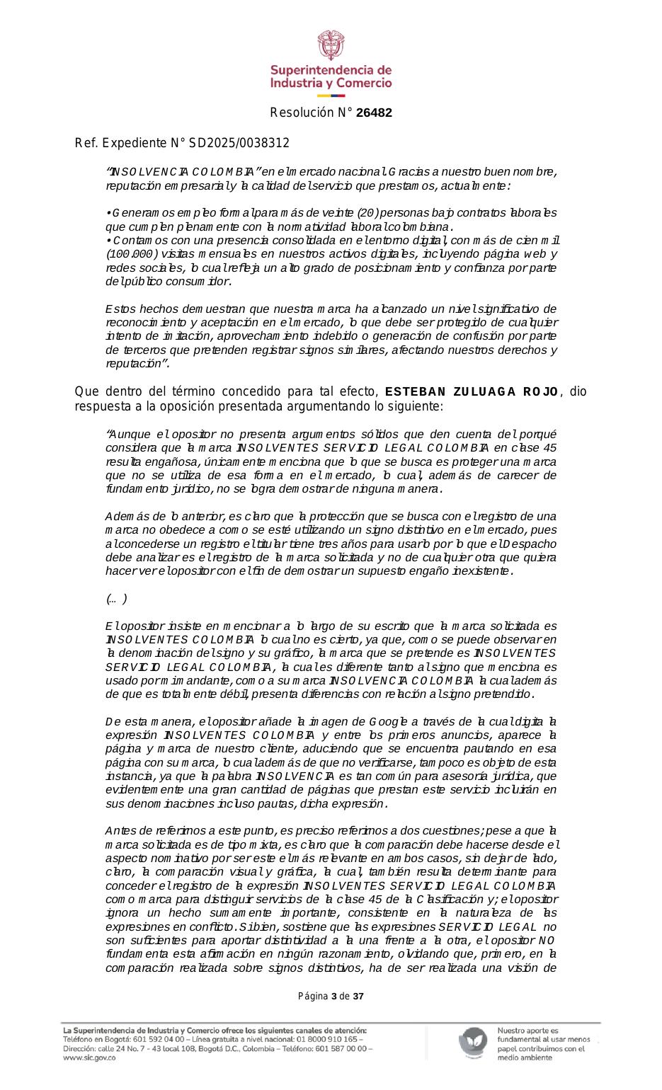 Resolución SIC — página 3 de 37