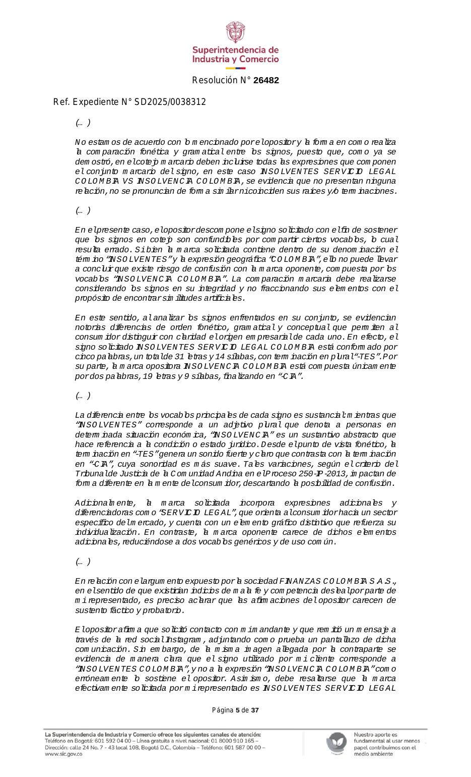 Resolución SIC — página 5 de 37