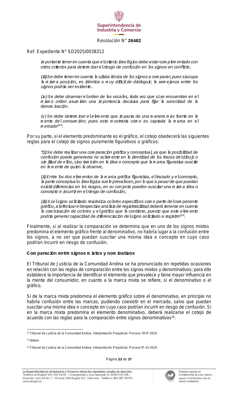Resolución SIC — página 23 de 37