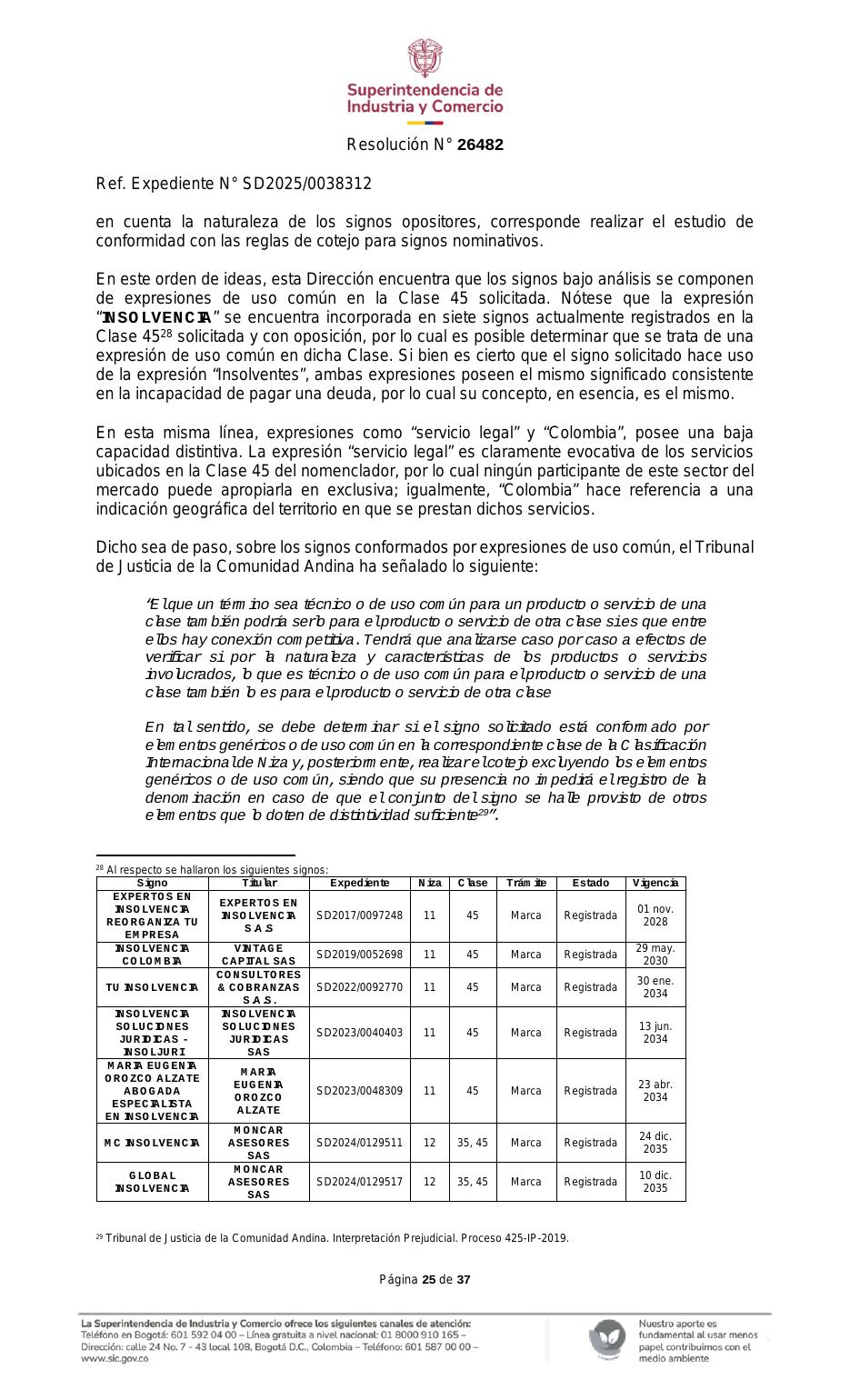 Resolución SIC — página 25 de 37