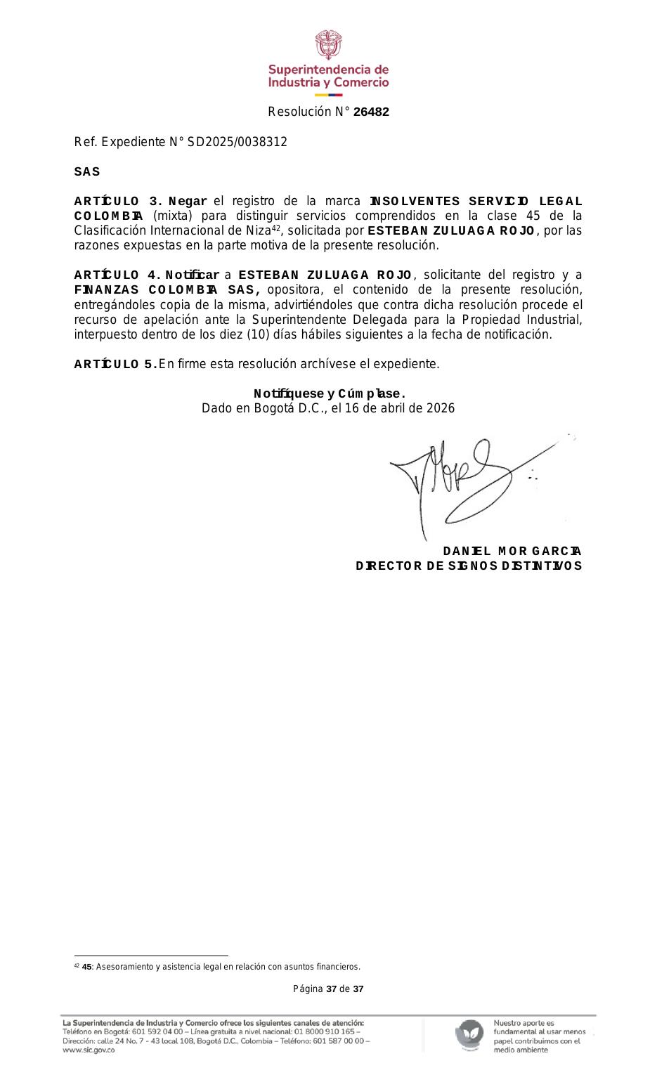 Resolución SIC — página 37 de 37